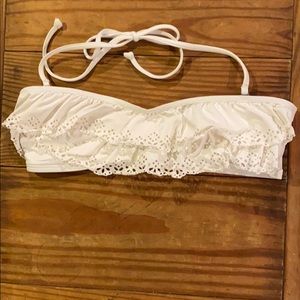 White bikini top